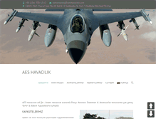 Tablet Screenshot of aeshavacilik.com